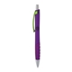 a purple body & lime clip & purple grip apex mix or match ballpoint pen