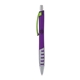 a purple body & lime clip & silver grip apex mix or match ballpoint pen