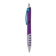a purple body & light blue clip & silver grip apex mix or match ballpoint pen