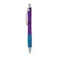 a purple body & silver clip & light blue grip apex mix or match ballpoint pen