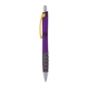 a purple body & yellow clip & charcoal grip apex mix or match ballpoint pen