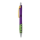 a purple body & yellow clip & lime grip apex mix or match ballpoint pen