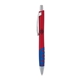 a red body & chrome clip & blue grip apex mix or match ballpoint pen