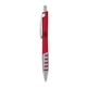 a red body & chrome clip & silver grip apex mix or match ballpoint pen