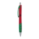 a red body & green clip & green grip apex mix or match ballpoint pen