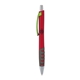 a red body & lime clip & charcoal grip apex mix or match ballpoint pen