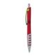 a red body & lime clip & silver grip apex mix or match ballpoint pen