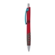 a red body & light blue clip & charcoal grip apex mix or match ballpoint pen