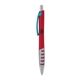 a red body & light blue clip & silver grip apex mix or match ballpoint pen