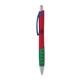 a red body & blue clip & green grip apex mix or match ballpoint pen