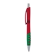 a red body & red clip & green grip apex mix or match ballpoint pen