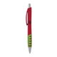 a red body & red clip & lime grip apex mix or match ballpoint pen