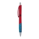 a red body & red clip & light blue grip apex mix or match ballpoint pen