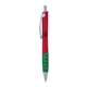 a red body & silver clip & green grip apex mix or match ballpoint pen