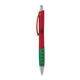 a red body & orange clip & green grip apex mix or match ballpoint pen