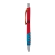 a red body & orange clip & light blue grip apex mix or match ballpoint pen