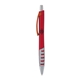 a red body & orange clip & silver grip apex mix or match ballpoint pen