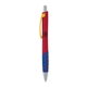 a red body & yellow clip & blue grip apex mix or match ballpoint pen