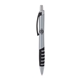 a silver body & black clip & black grip apex mix or match ballpoint pen