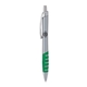 a silver body & chrome clip & green grip apex mix or match ballpoint pen