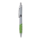 a silver body & chrome clip & lime grip apex mix or match ballpoint pen