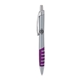 a silver body & chrome clip & purple grip apex mix or match ballpoint pen