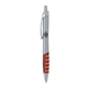 a silver body & chrome clip & orange grip apex mix or match ballpoint pen
