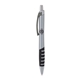 a silver body & charcoal clip & black grip apex mix or match ballpoint pen