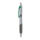 a silver body & green clip & charcoal grip apex mix or match ballpoint pen