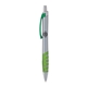 a silver body & green clip & lime grip apex mix or match ballpoint pen