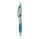 a silver body & green clip & light blue grip apex mix or match ballpoint pen