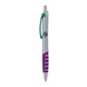 a silver body & green clip & purple grip apex mix or match ballpoint pen