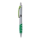 a silver body & lime clip & green grip apex mix or match ballpoint pen