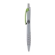 a silver body & lime clip & silver grip apex mix or match ballpoint pen
