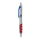 a silver body & blue clip & red grip apex mix or match ballpoint pen