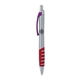 a silver body & purple clip & red grip apex mix or match ballpoint pen