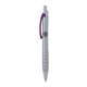 a silver body & purple clip & silver grip apex mix or match ballpoint pen