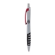 a silver body & red clip & black grip apex mix or match ballpoint pen