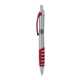 a silver body & red clip & red grip apex mix or match ballpoint pen