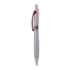 a silver body & red clip & silver grip apex mix or match ballpoint pen