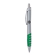 a silver body & silver clip & green grip apex mix or match ballpoint pen