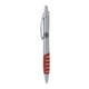 a silver body & silver clip & orange grip apex mix or match ballpoint pen