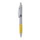 a silver body & silver clip & yellow grip apex mix or match ballpoint pen