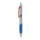 a silver body & orange clip & blue grip apex mix or match ballpoint pen