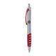 a silver body & orange clip & red grip apex mix or match ballpoint pen
