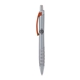 a silver body & orange clip & silver grip apex mix or match ballpoint pen