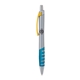 a silver body & yellow clip & light blue grip apex mix or match ballpoint pen