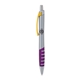 a silver body & yellow clip & purple grip apex mix or match ballpoint pen