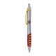 a silver body & yellow clip & orange grip apex mix or match ballpoint pen