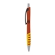 a orange body & black clip & yellow grip apex mix or match ballpoint pen